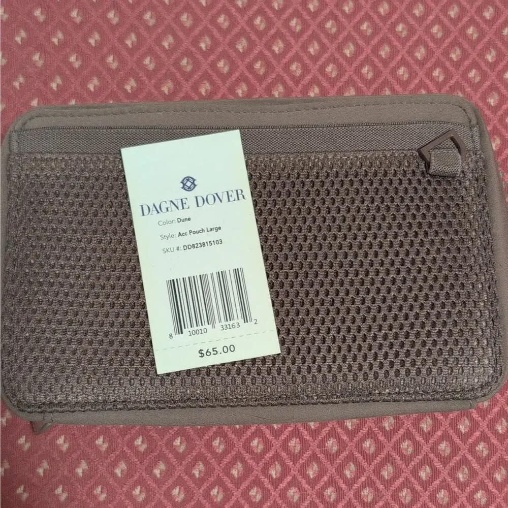 Dagne Dover Ace Pouch Large Dune Travel Organizer Zip Pouch DD823815103